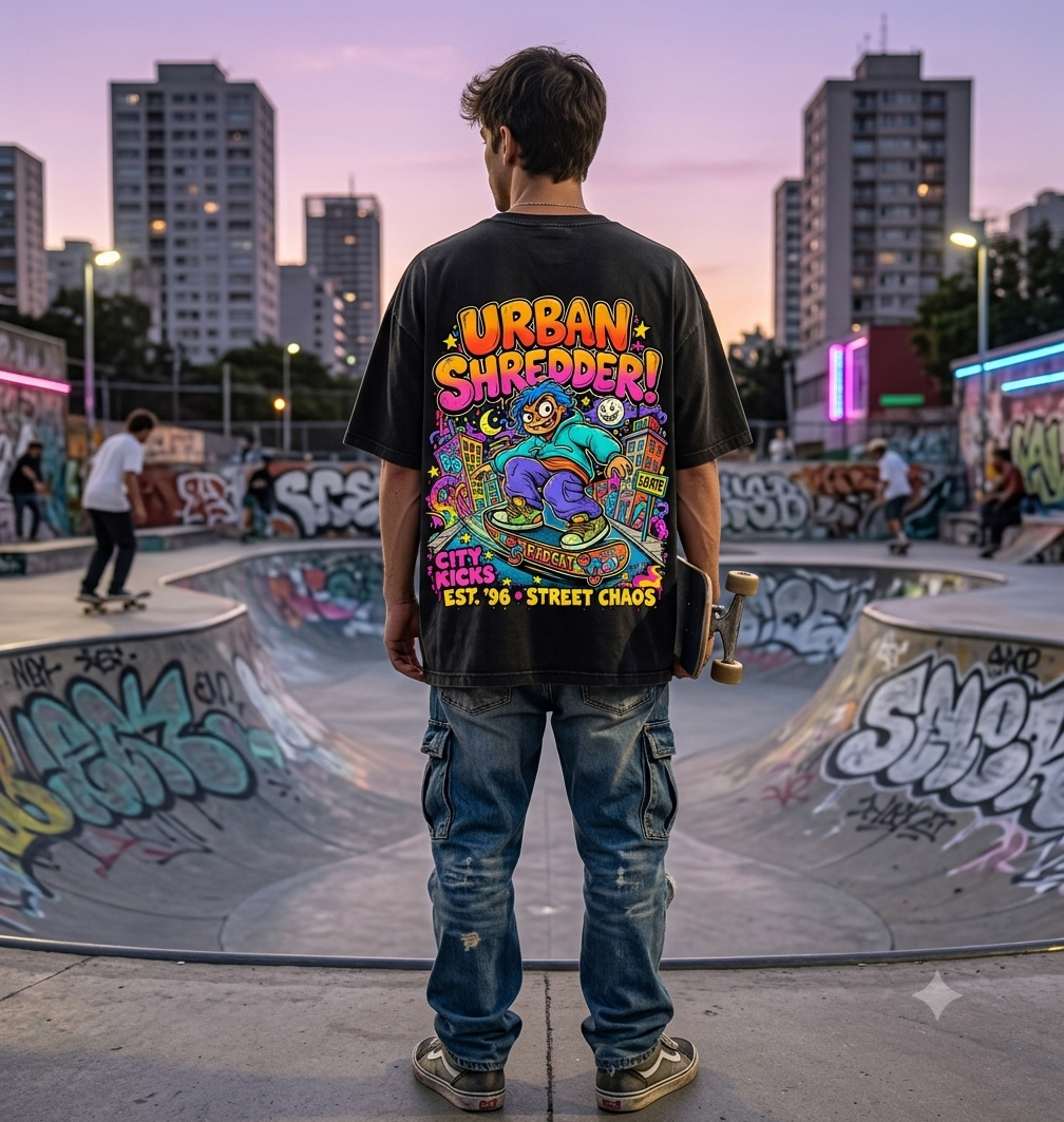 Urban Shredder GOMING model campaign photograph