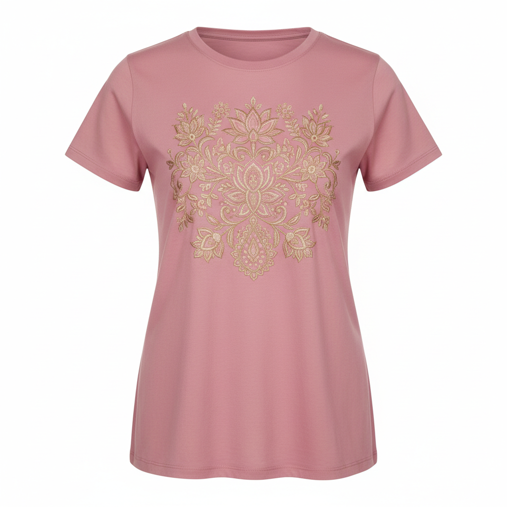 GOMING Boho Indian Print Tee